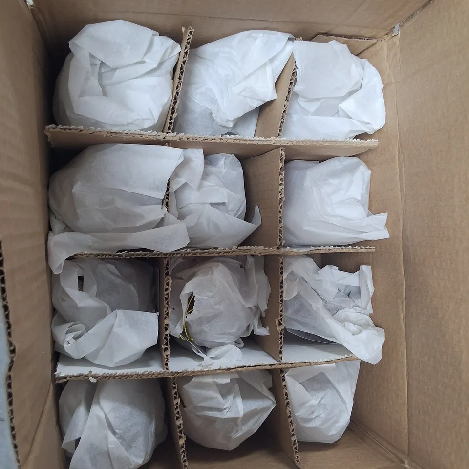 SET OF 6 GISELA GRAHAM CLEAR PINK MUSHROOM THEMED HANGING TREE DECORATIONS 