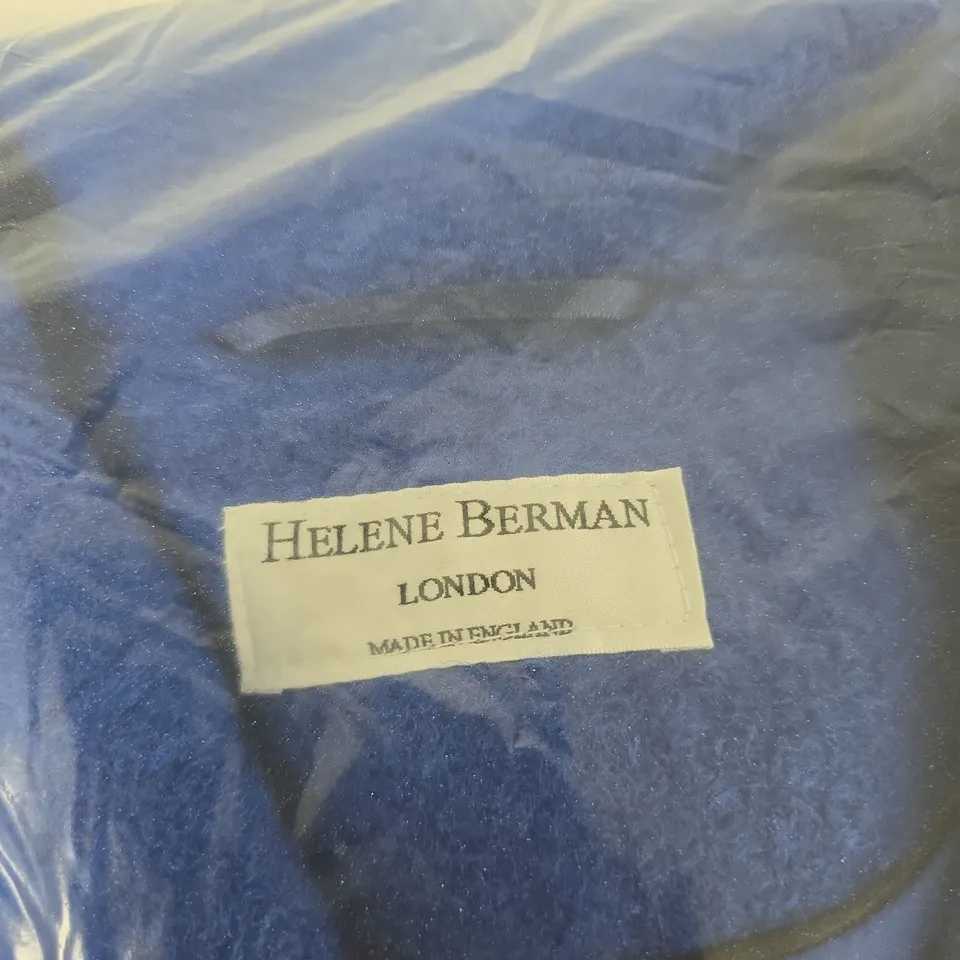 HELENE BERMAN RUTH COAT – BLUE – UK 10