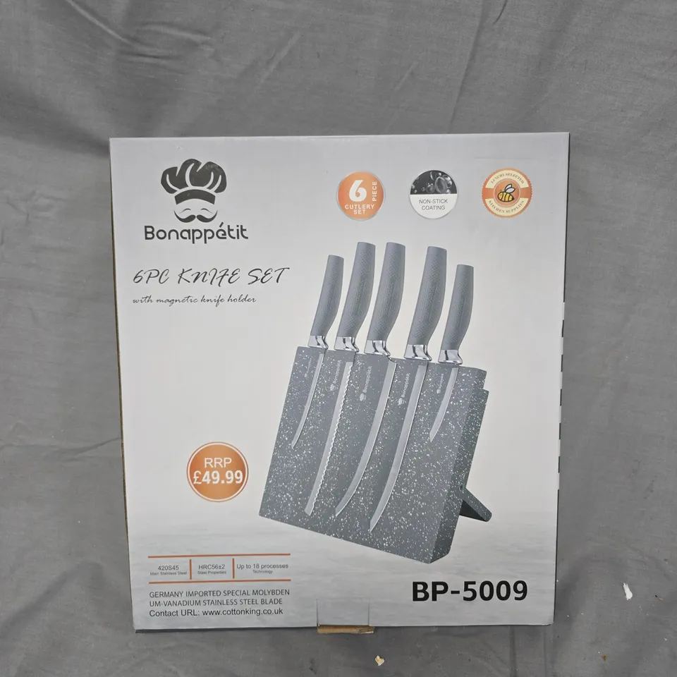 BOXED BONAPPETIT BP-5009 6 PIECE KNIFE SET