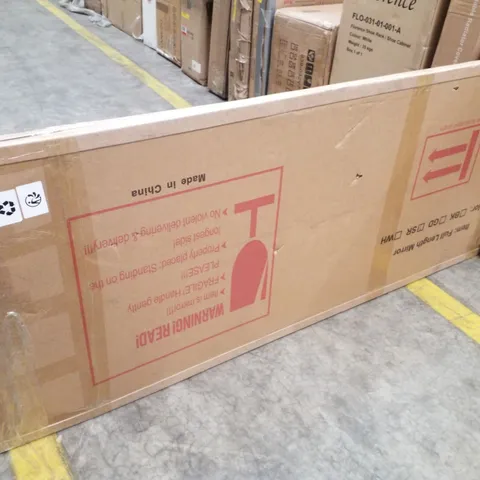 BOXED FULL LENGTH MIRROR - SILVER 