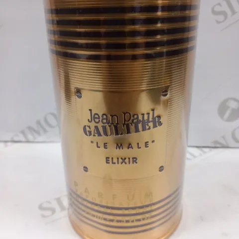 BOXED AND SEALED JEAN PAUL GAULTIER LE MALE ELIXIR PARFUMNATURAL SPRAY 75ML