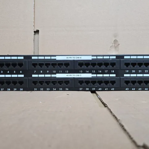 EXCEL 48-PORT CAT5E PATCH PANEL – 1U, 19-INCH RACK-MOUNT