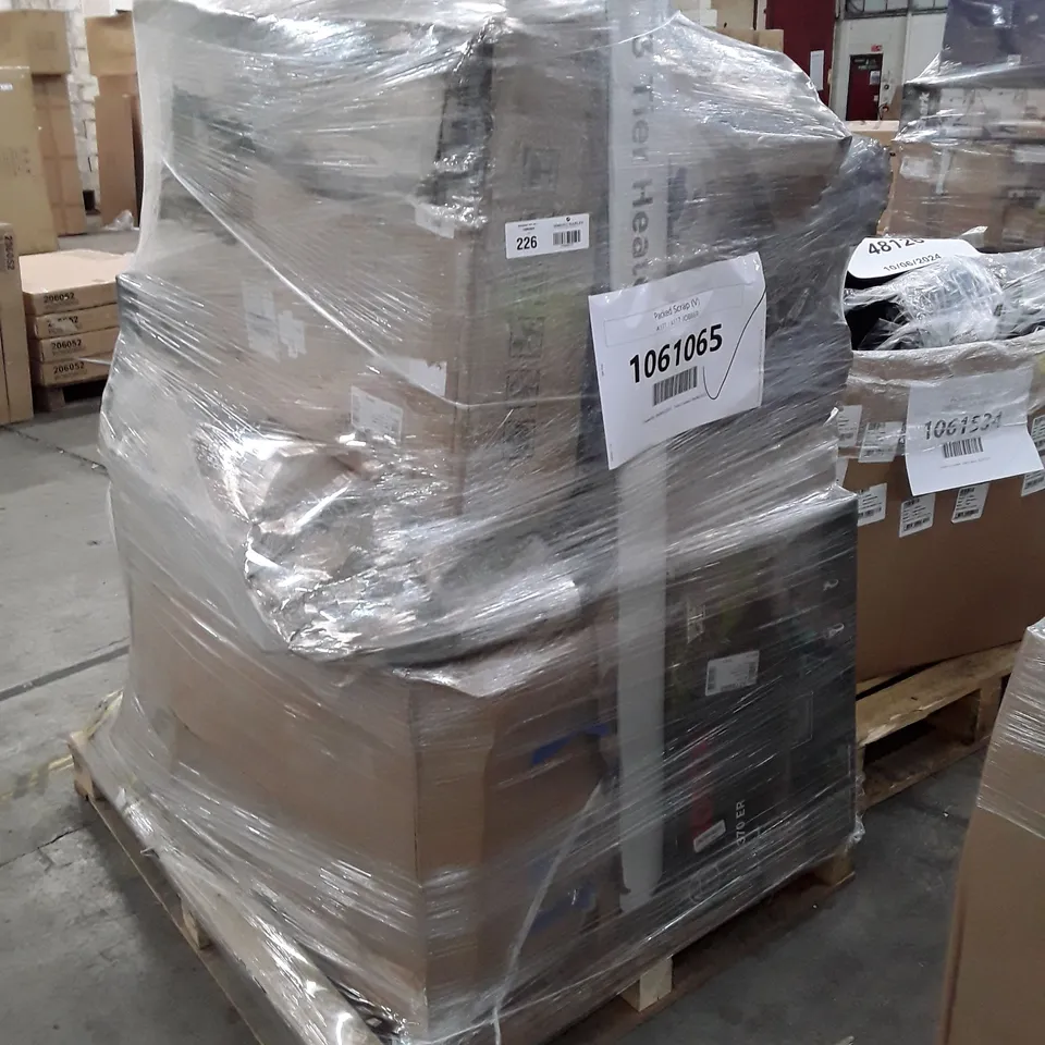 PALLET OF APPROXIMATELY 22 UNPROCESSED RAW RETURN HOUSEHOLD AND ELECTRICAL GOODS TO INCLUDE;