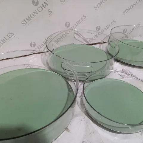 COOK ESSENTIALS SET OF 4 SPINNING PLATES