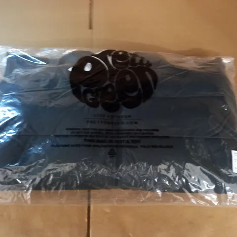 BAGGED PRETTY GREEN CYCLONE QUILTED JACKET IN BLACK - M
