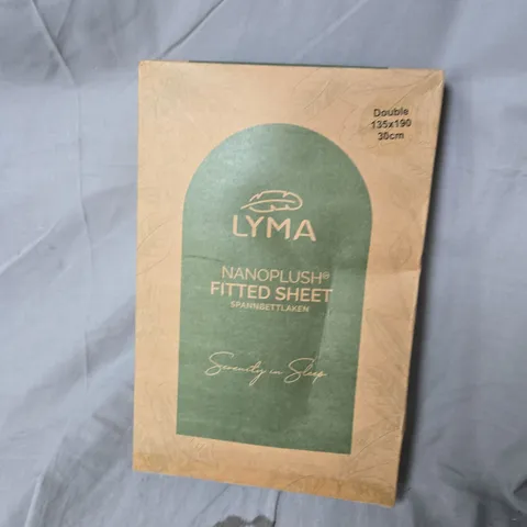LYMA NANOPLUSH FITTED SHEET – DOUBLE (135 X 190 CM)