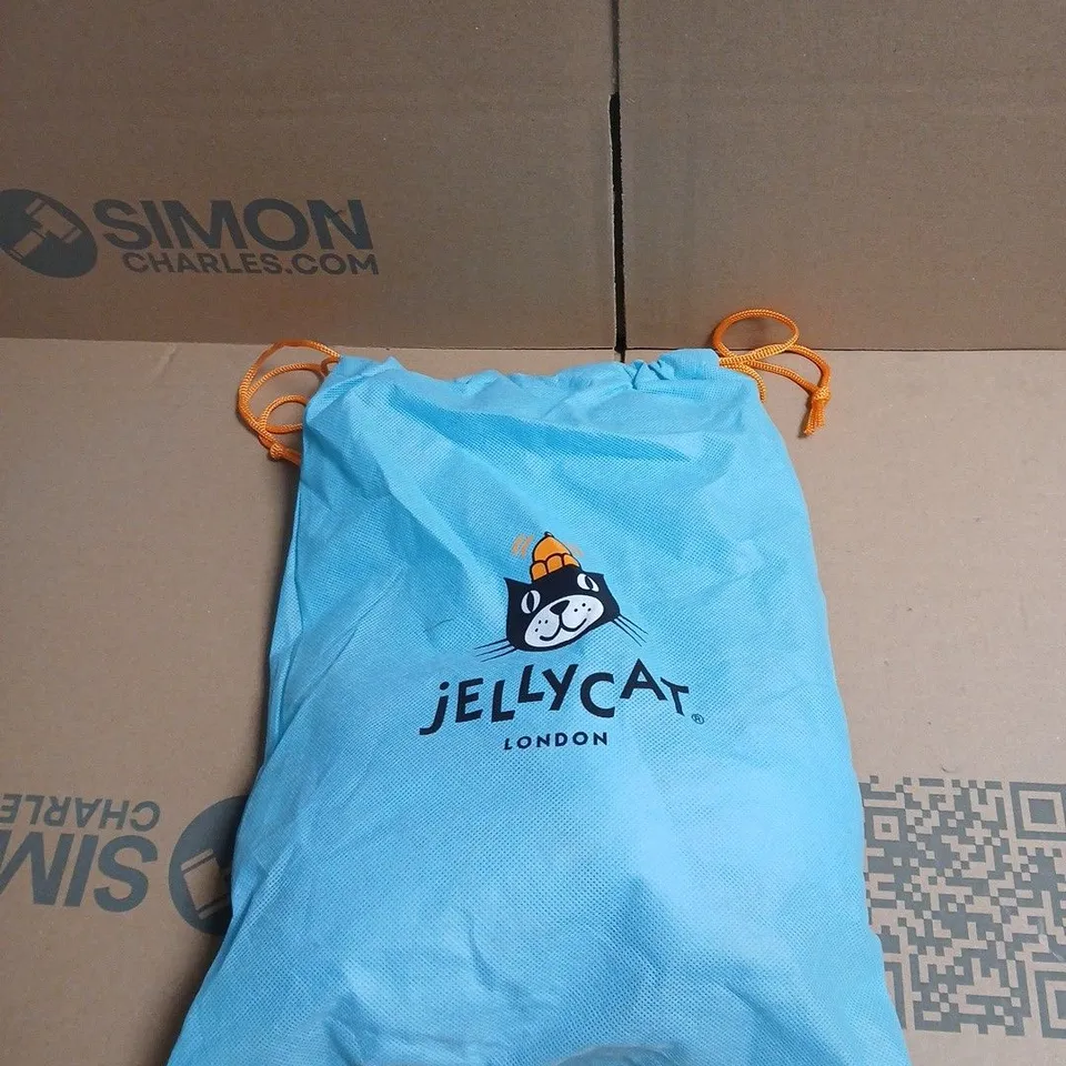 JELLYCAT BASHFUL HIPPO SOFT TOY IN BRANDED BLUE BAG