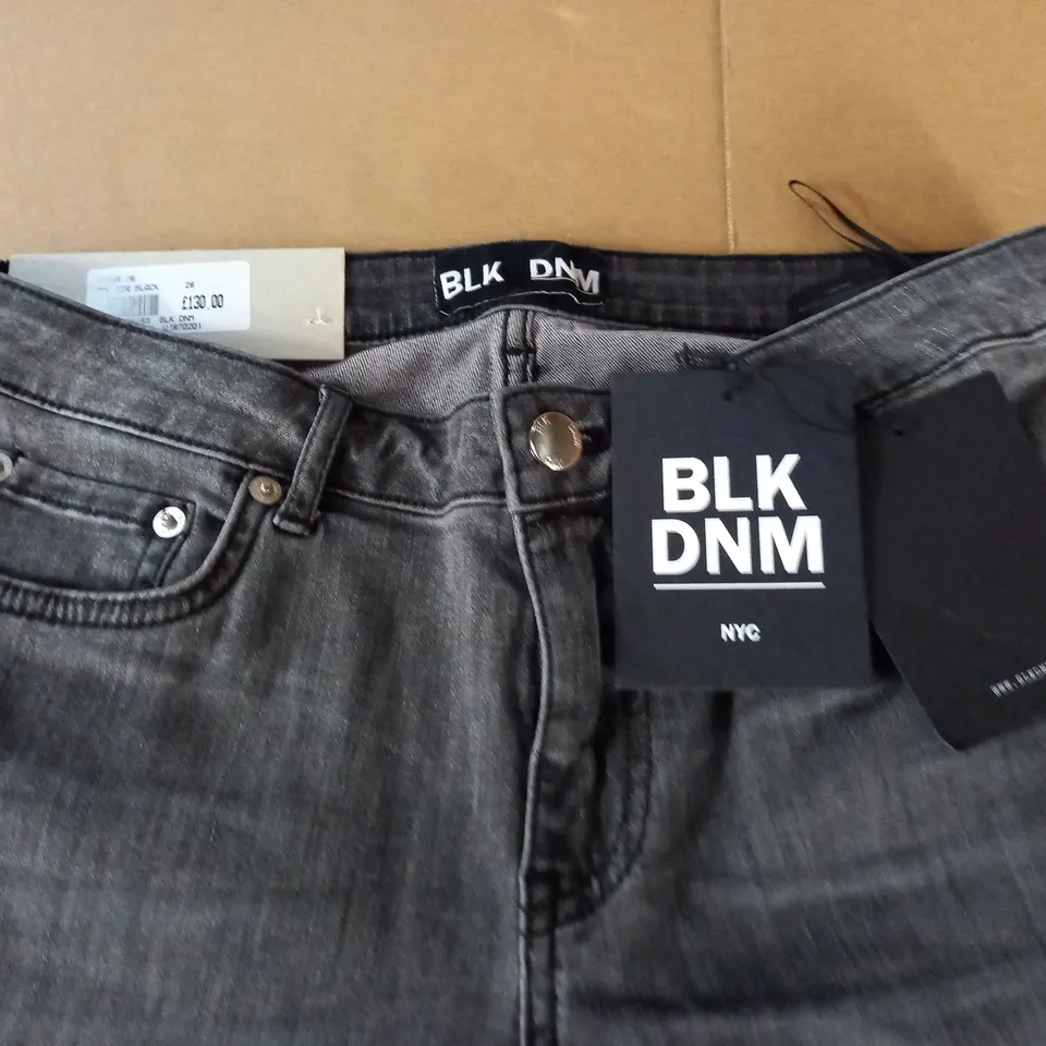 BRAND NEW BLK DNM JEANS IN COLLIER BLACK - 26