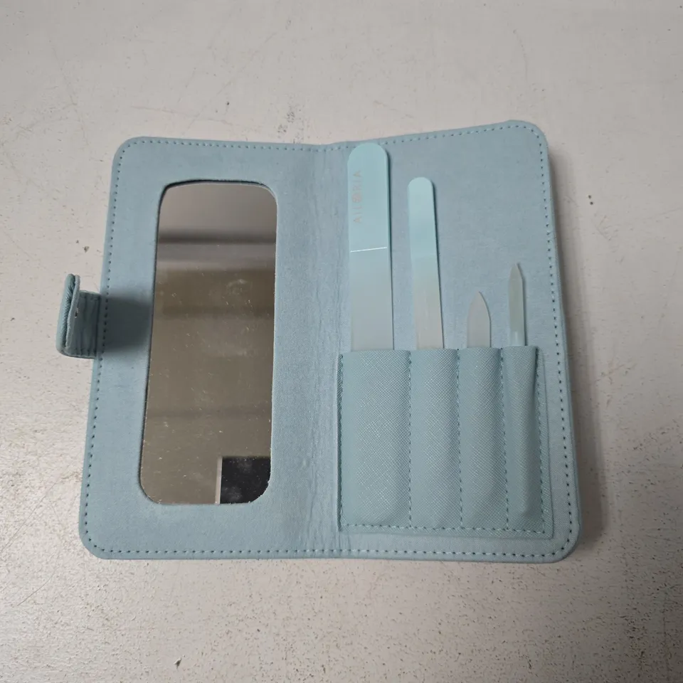 CONTOUR PRIME GLASS NAIL FILE SET – BREEZE BLUE