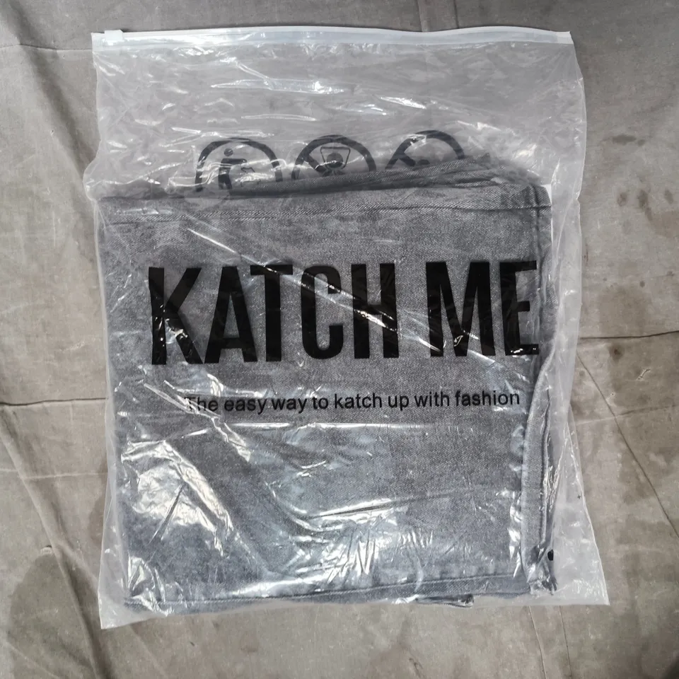 BAGGED KATCH ME JEANS IN CONCRETE GREY SIZE 2XL