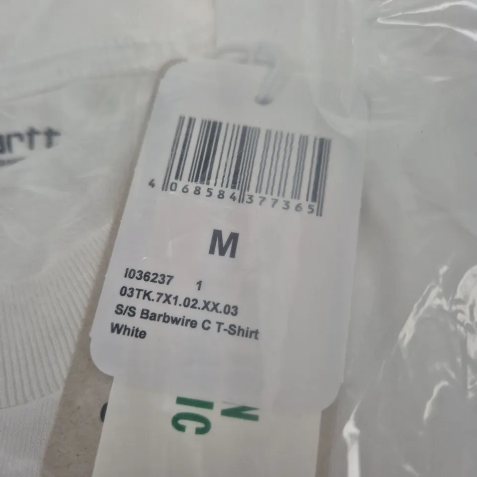 CARHARTT WHITE T-SHIRT – MEN'S, SIZE M