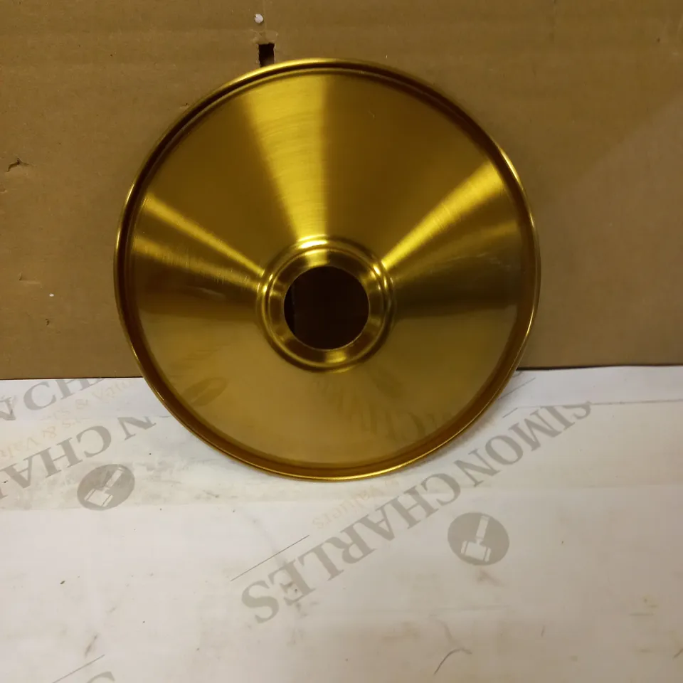 METAL AGED BRASS SHADE ONLY