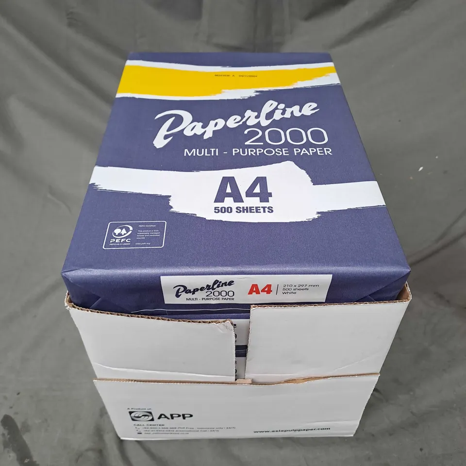 PAPERLINE X5 PACKS OF A4 MULTI-PURPOSE PAPER IN WHITE  500 SHEETS