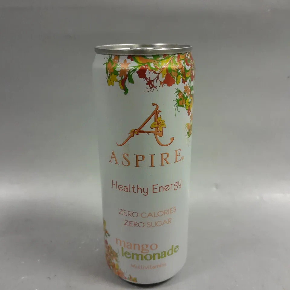 APPROXIMATELY 20 ASPIRE HEALTHY ENERGY DRINKS IN MANGO LEMONADE FLAVOUR - 330ML - COLLECTION ONLY  