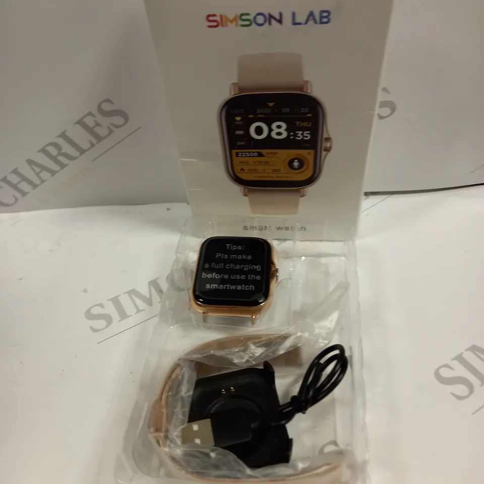 BOXED SIMSON LAB FITNESS TRACKER SMART WATCH 