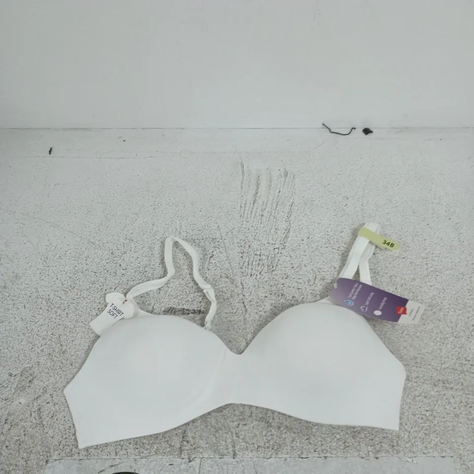 Hanes Ultimate Women's White Bra size 34B