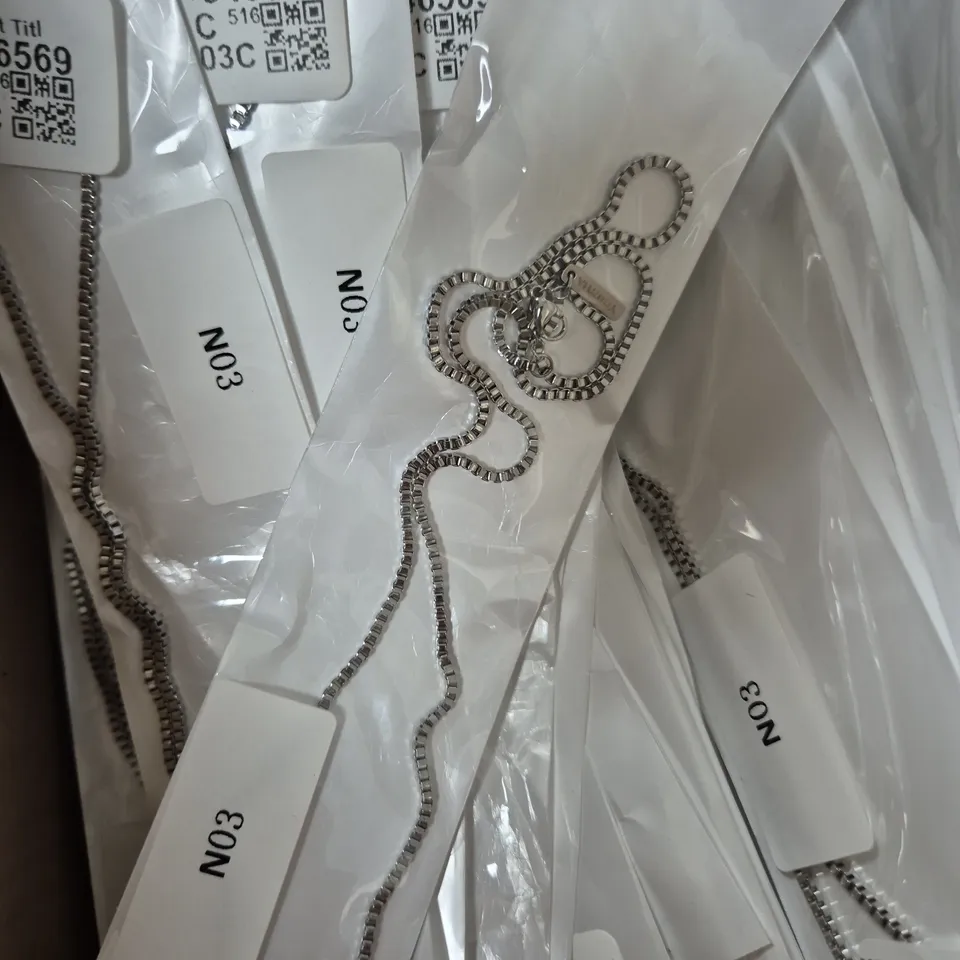 BOX OF APPROXIMATELY 50 YOSITHA CHAIN NECKLACES