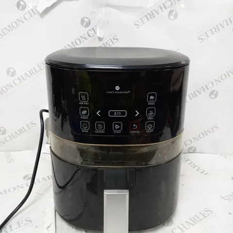 OUTLET COOK'S ESSENTIALS 4.0L AIR FRYER - BLACK