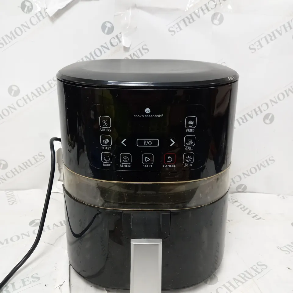 OUTLET COOK'S ESSENTIALS 4.0L AIR FRYER - BLACK