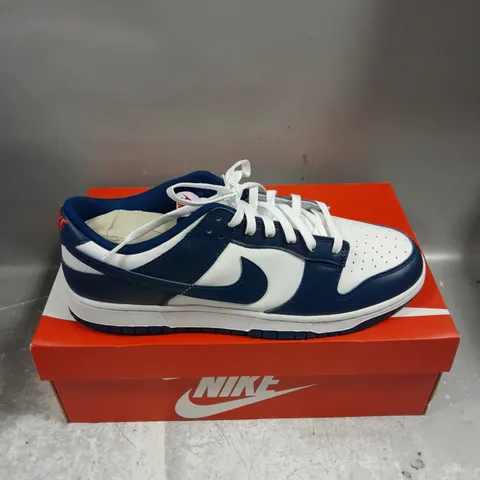 BOXED PAIR OF NIKE DUNK LOW RETRO SNEAKERS IN VALERIAN BLUE SIZE UK 11.5