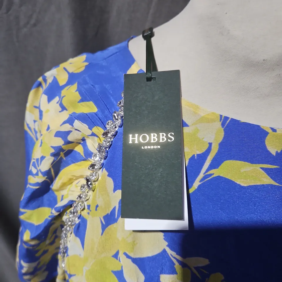 HOBBS LONDON ANN SILK DRESS - UK SIZE 16