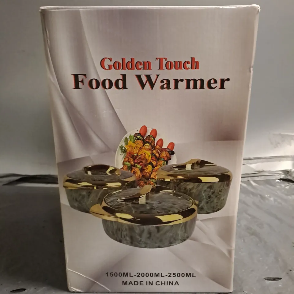 GOLDEN TOUCH FOOD WARMER