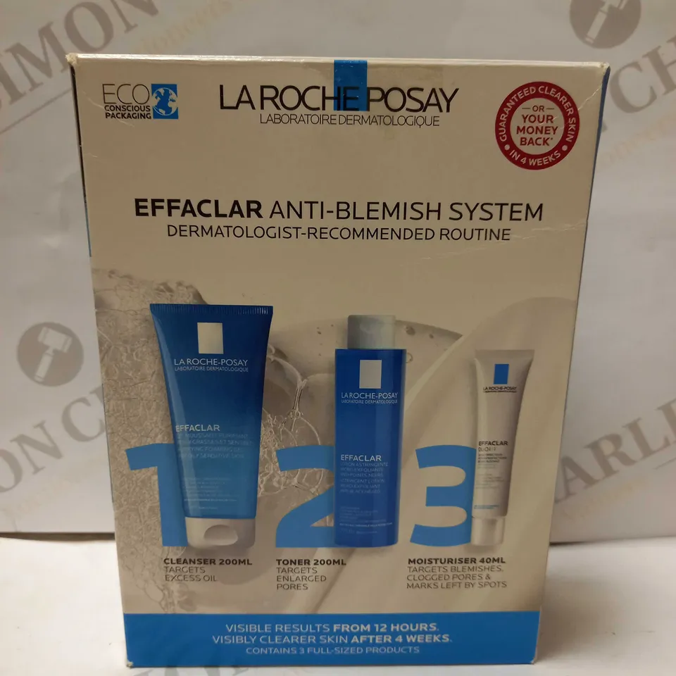 LA ROCHE-POSAY EFFACLAR 3-STEP ANTI BLEMISH SYSTEM