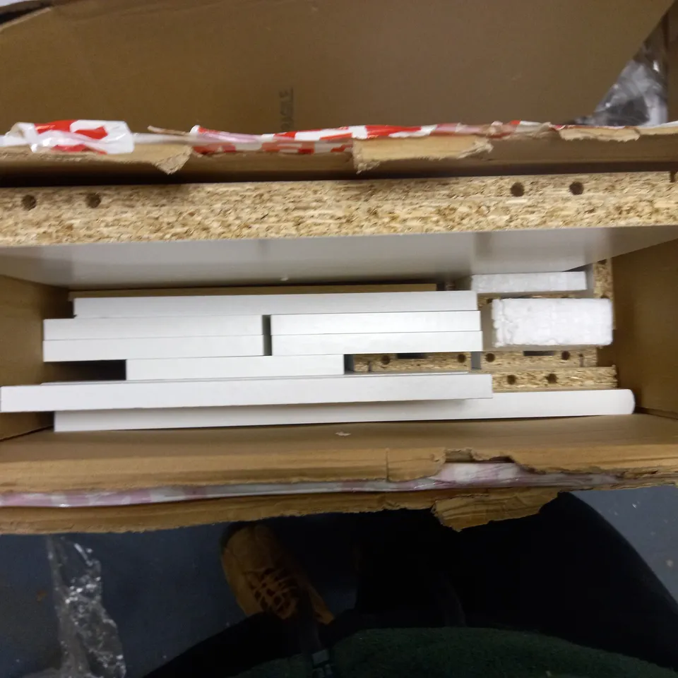 BOXED PANAMA 5 DRAWER CHEST - WHITE (1 BOX) - COLLECTION ONLY RRP £139