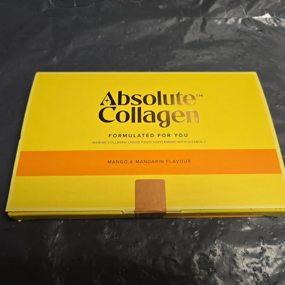 ABSOLUTE COLLAGEN MARINE COLLAGEN LIQUID SUPPLEMENT – MANGO & MANDARIN FLAVOUR (VITAMIN C)