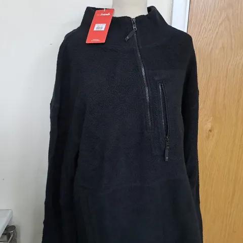 YES FRIENDS QUARTAR ZIP FLEECE SIZE XL 
