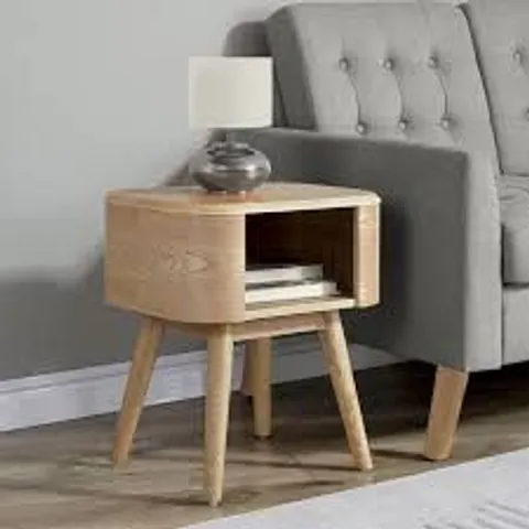 BOXED OSLO SIDE TABLE - OAK (1 BOX)