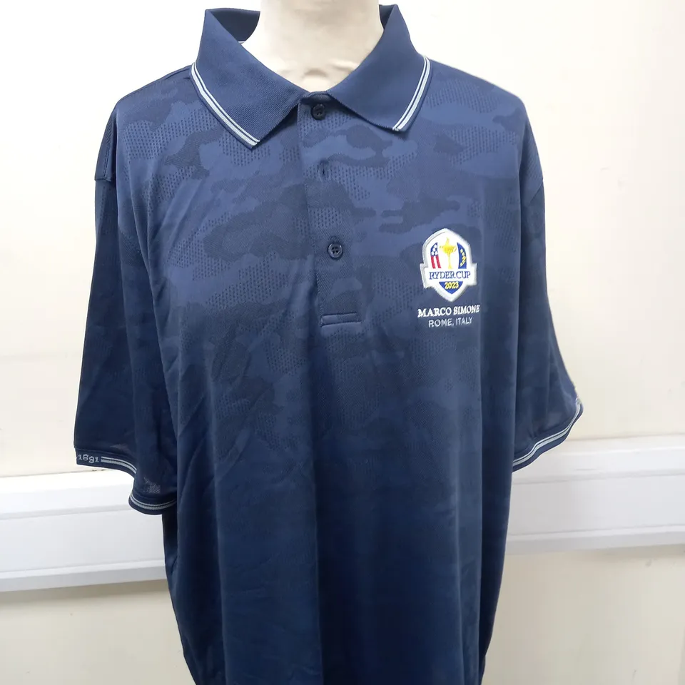 GLENMUIR 1891 RYDER CUP POLO SHIRT SIZE 2XL