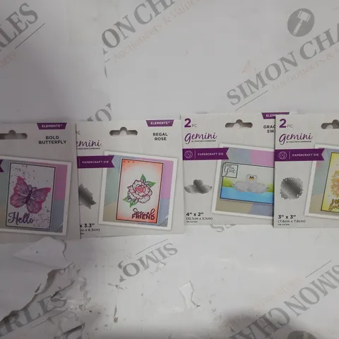 SET OF 4 GEMINI PAPERCRAFT DIE