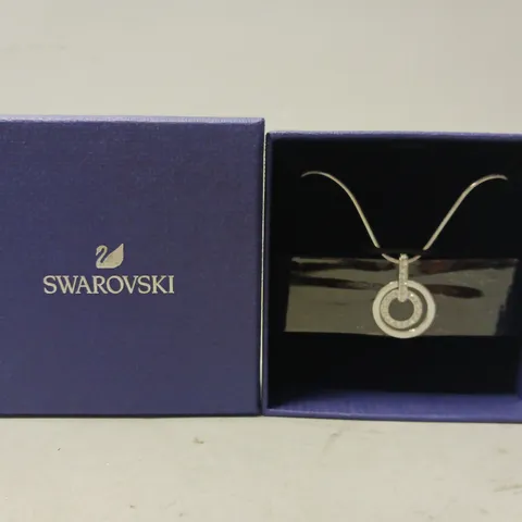 SWAROVSKI CIRCLE PENDANT NECKLESS