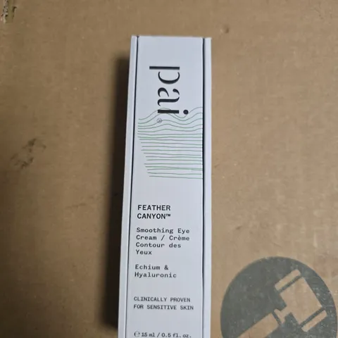 PAI FEATHER CANYON SMOOTHING EYE CREAM – ECHIUM & HYALURONIC, 15 ML