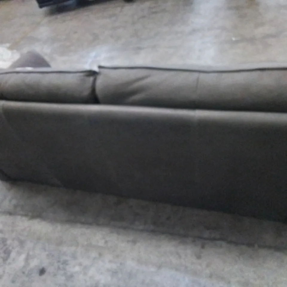 QUALITY ITALIAN DESIGNER 2 SEATER ELECTRIC RECLINING LEATHER SOFA IN GREY 