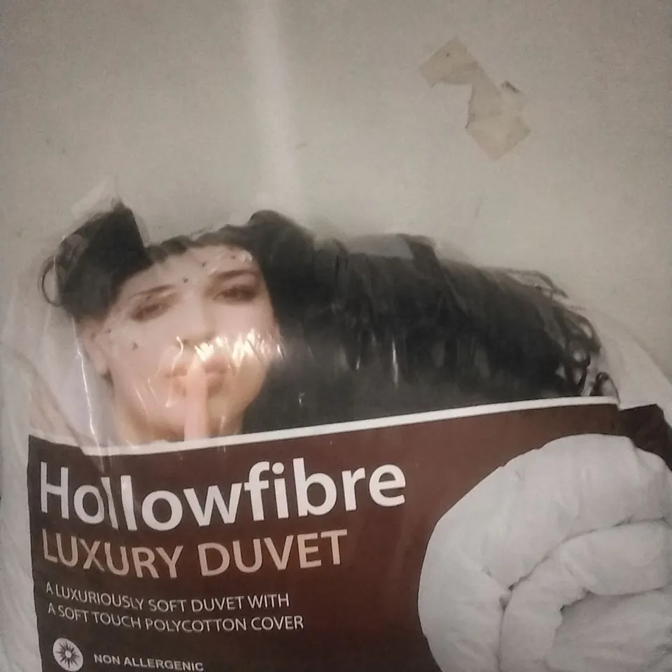 PACKAGED HOLLOW FIBRE LUXURY DUVET (SINGLE)