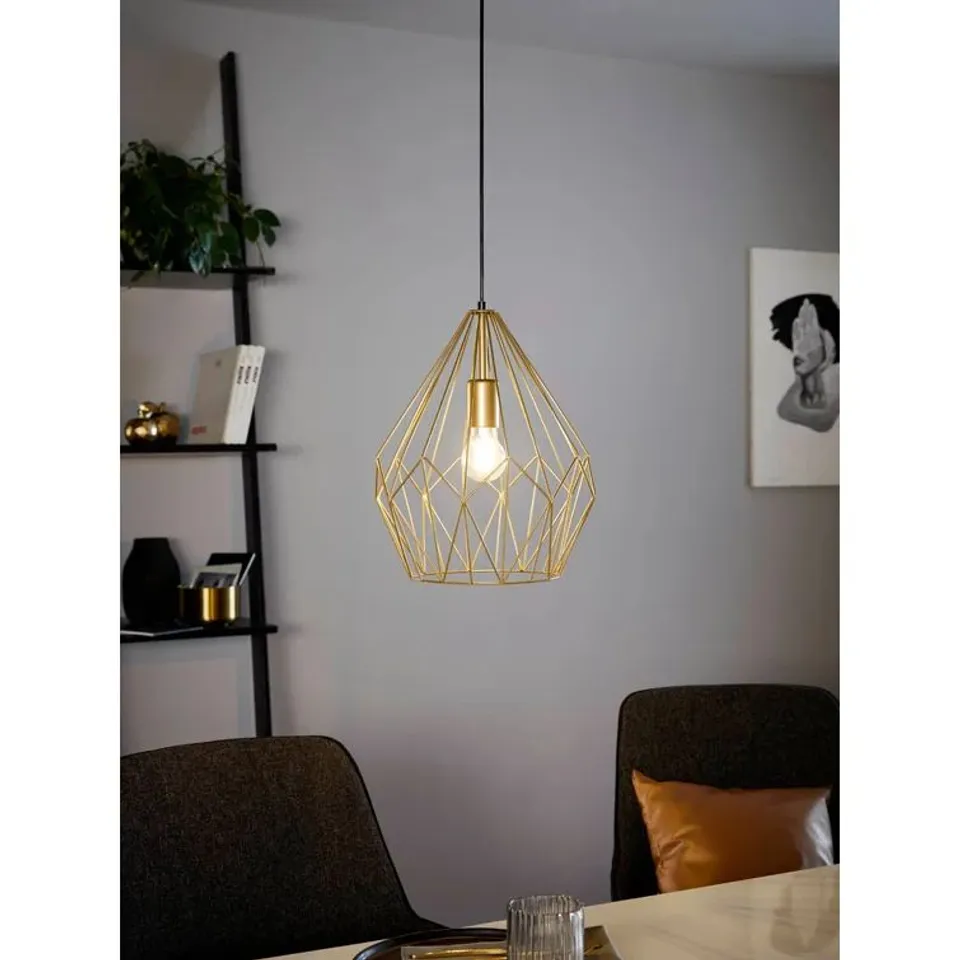 BOXED ACRES 1-LIGHT GEOMETRIC PENDANT 