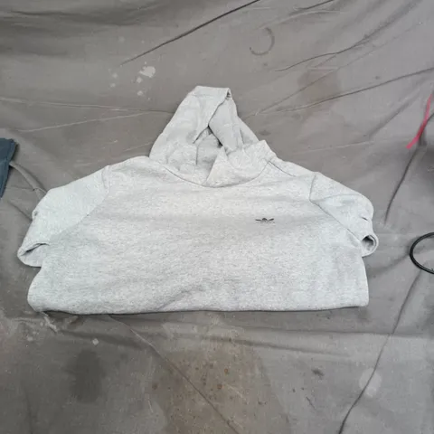 Adidas Hoodie – Grey pullover with trefoil logo (UK size 12/13yrs)