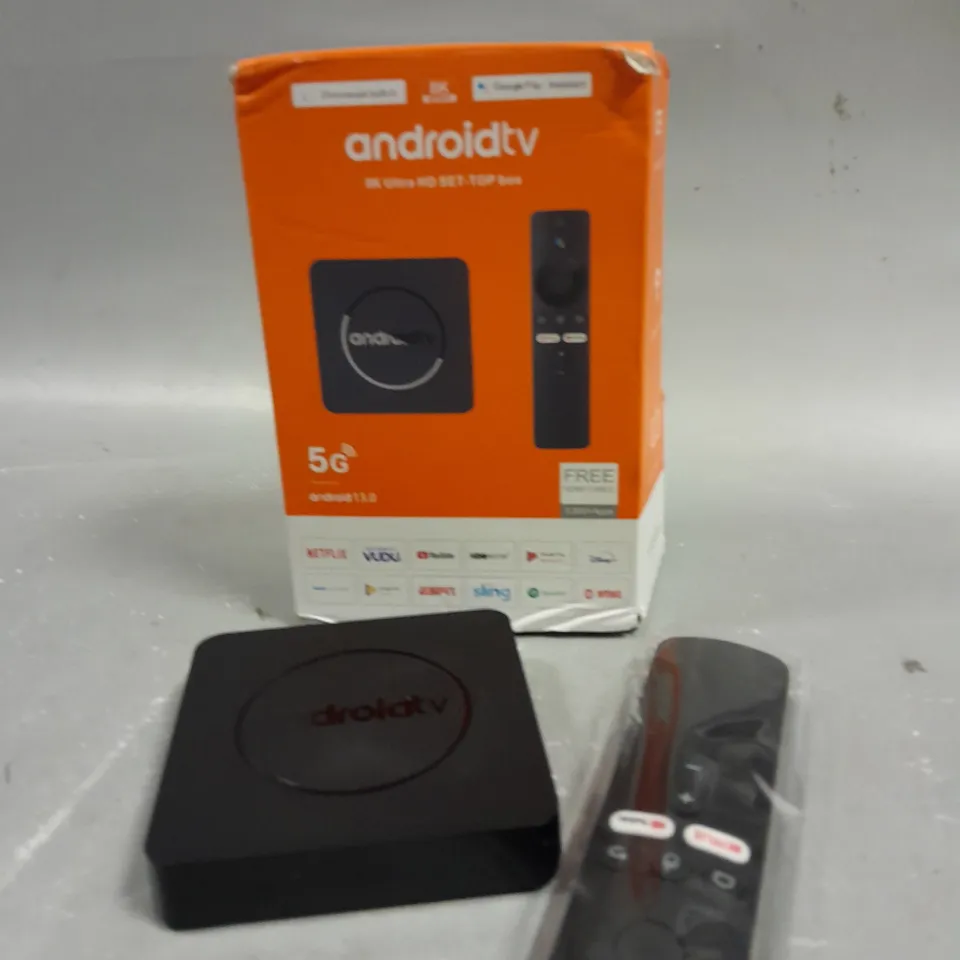 BOXED ANDROIDTV MEDIA PLAYER 