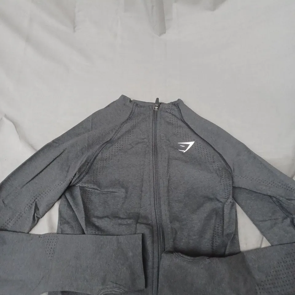 GYMSHARK CROPPED WORKOUT JACKET SIZE S