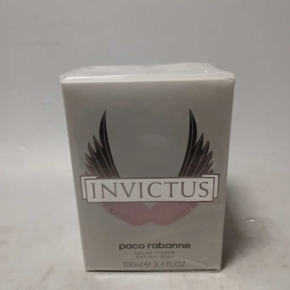 BOXED AND SEALED PACO RABANNE INVICTUS EAU DE TOILETTE 100ML