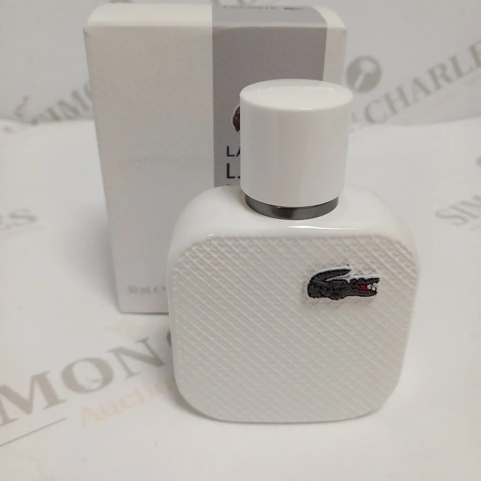 BOXED LACOSTE L.12.12 BLANC EAU DE PARFUM 50ML