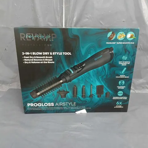 BOXED REVAMP PROGLOSS 2-IN-1 BLOW DRY & STYLE TOOL DR-1250A-EU