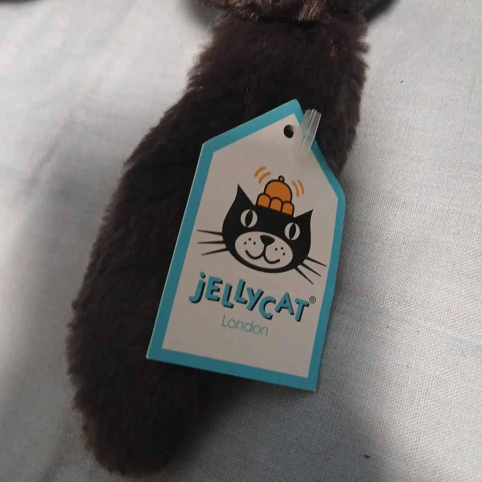 JELLYCAT BASHFUL INKY BUNNY – BROWN PLUSH RABBIT (LONDON)