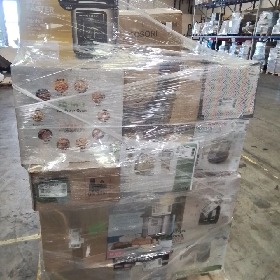 PALLET OF APPROXIMATELY 33 UNPROCESSED RAW RETURN HOUSEHOLD AND ELECTRICAL GOODS TO INCLUDE;