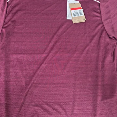 NIKE RUNNING MEN'S T-SHIRT IN BURGUNDY SIZE LARGE