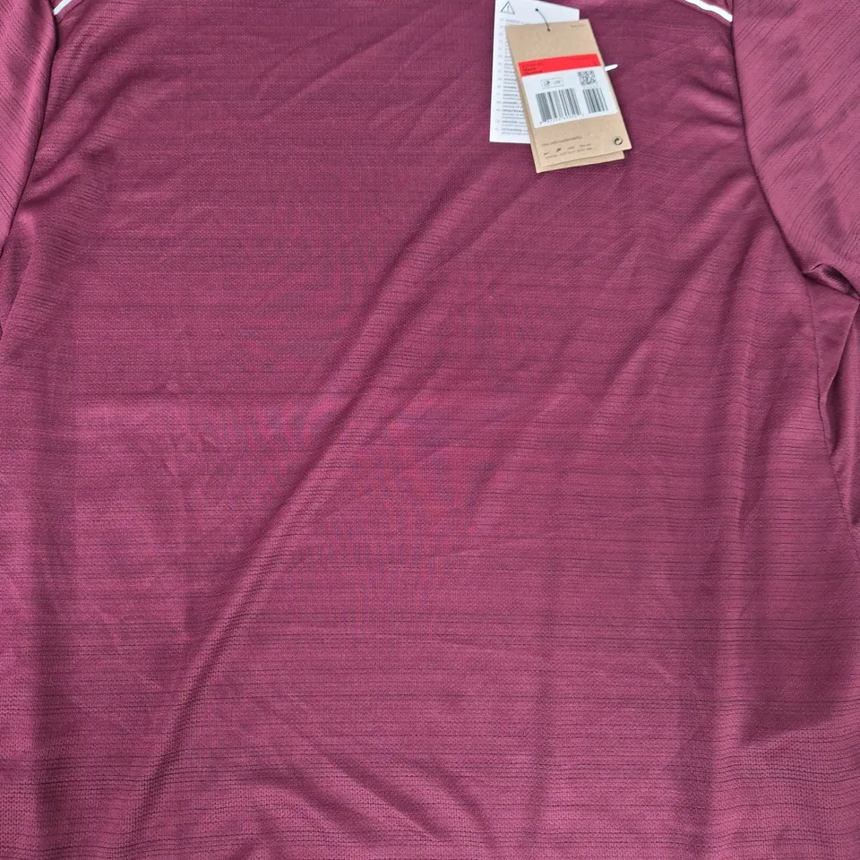 NIKE RUNNING MEN'S T-SHIRT IN BURGUNDY SIZE LARGE