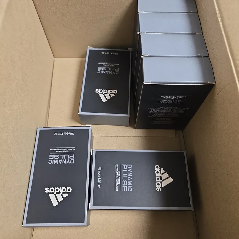 7 X BOXED ADIDAS DYNAMIC PULSE EAU DE TOILETTE 100 ML