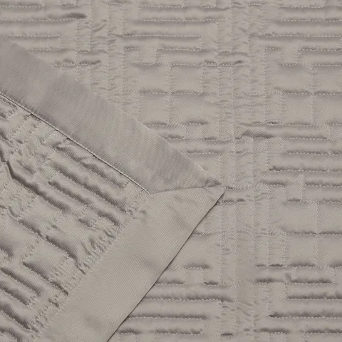K BY KELLY HOPPEN GEO SATIN BEDSPREAD AND SHAMS